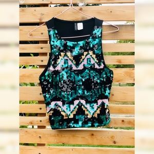 Sequin top